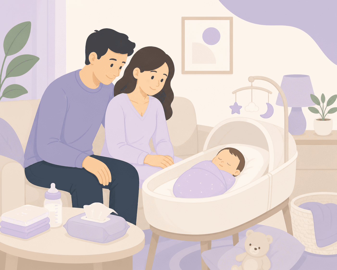 Newborn baby care for first-time parents
